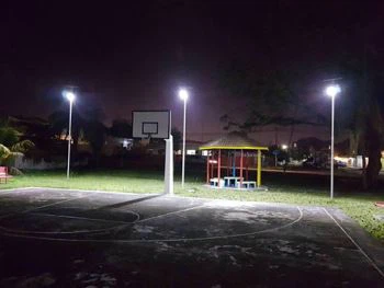 20w tutti in due lampioni solari al litio